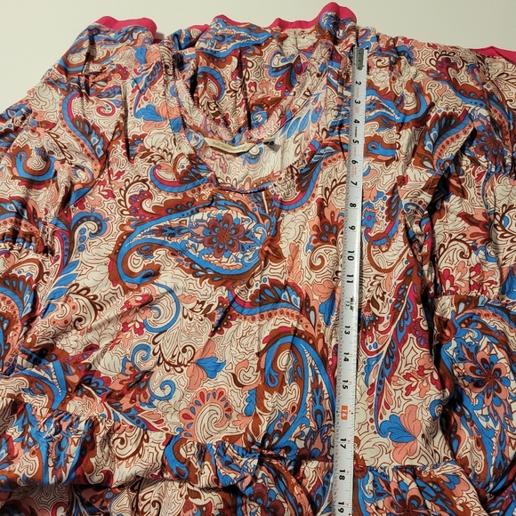 Soft surroundings Kara Framboise Paisley Maxi dress. - Picture 16 of 16